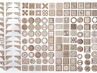 Hollow Window Hollow Window Lattice Carved Window Pane Lattice Window 3d model