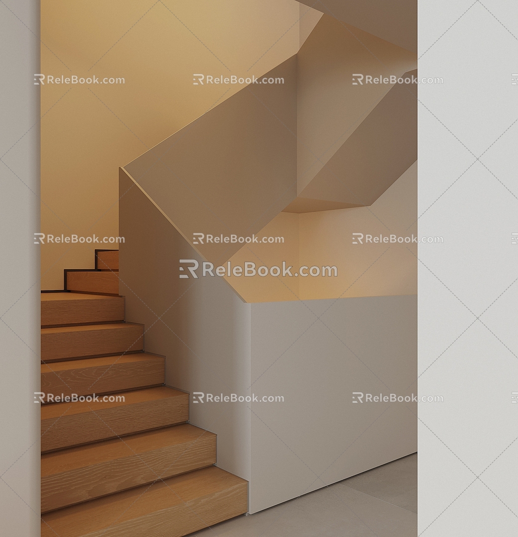 Stairs Stairs Art Iron Stairs 3d model