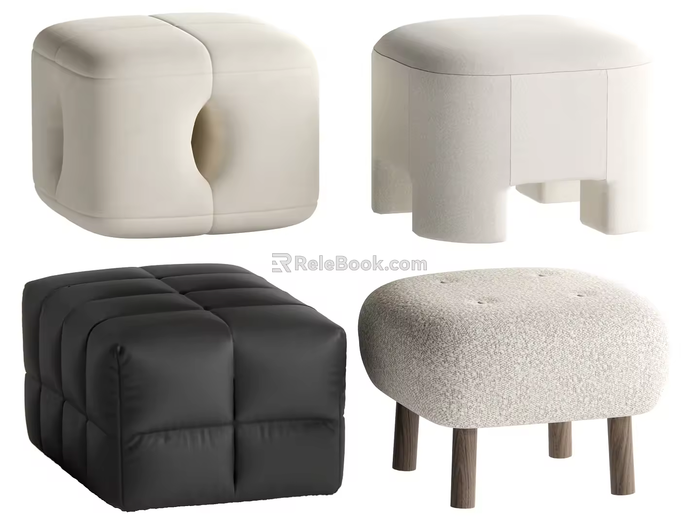 Sofa stool 3d model