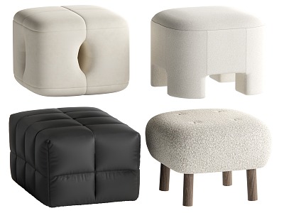 Sofa stool 3d model