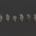 Assorted Natural Stones With Various Colors And Different Shapes For Decoration