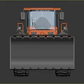 Orange SANY SYL956H Loader With Large Bucket And Black Tires On Reflective Surface