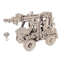 Intricate Building Block Vehicle With Mechanical Gears And Wheels Structure 3d model