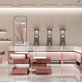 AILAND Jewelry Store Modern Striped Exterior With Elegant Window Display And Interior Showcases