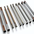 Modern handle hardware handle metal handle 3d model