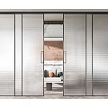 Modern Glass Sliding Doors With Transparent Frosted Design For Interior Partition Styles