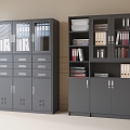 Modern Iron File Cabinet Data Cabinet 3d model