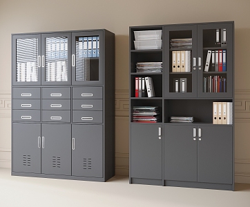 Modern Iron File Cabinet Data Cabinet 3d model