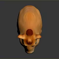 3D Animated Capybara Game Character With Orange Brown Fur Shiny Texture And Standing Pose