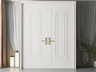 Jane ou double door 3d model