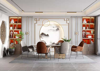 New Chinese Restaurant 3d model