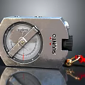 Suunto Durable Metal Compass with Clear Dial and Red Lanyard for Outdoor Use