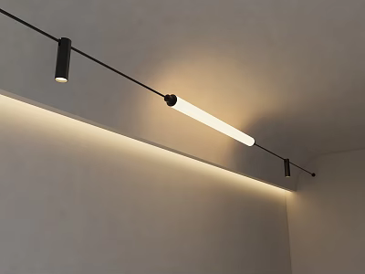 Modern Ceiling Mounted Downlights And Spotlights For Home Interior Bright Illumination 3d model