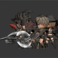 Modern Game Characters Cartoon Characters Virtual Characters Fantasy Characters Magic Characters Virtual Characters Animation Characters 3d model
