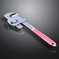 Pipe pliers vise bench vise wrench tool hardware tool processing tool furniture 3d model
