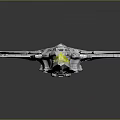 Modern fighter sci-fighter sci-fighter space fighter 3d model