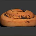 Golden Brown Swirl Bread With Rich Cinnamon Filling And Shiny Surface