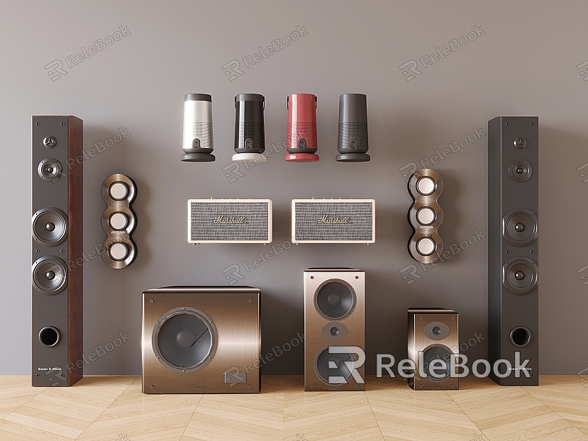 Modern Audio Audio Combination Subwoofer Hanging Audio Floor Sound Home Theater Home Digital Appliances model