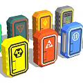 modern container 3d model