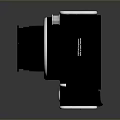 Vintage Rolleiflex Camera With Classic Design Leather Exterior Metal Lens