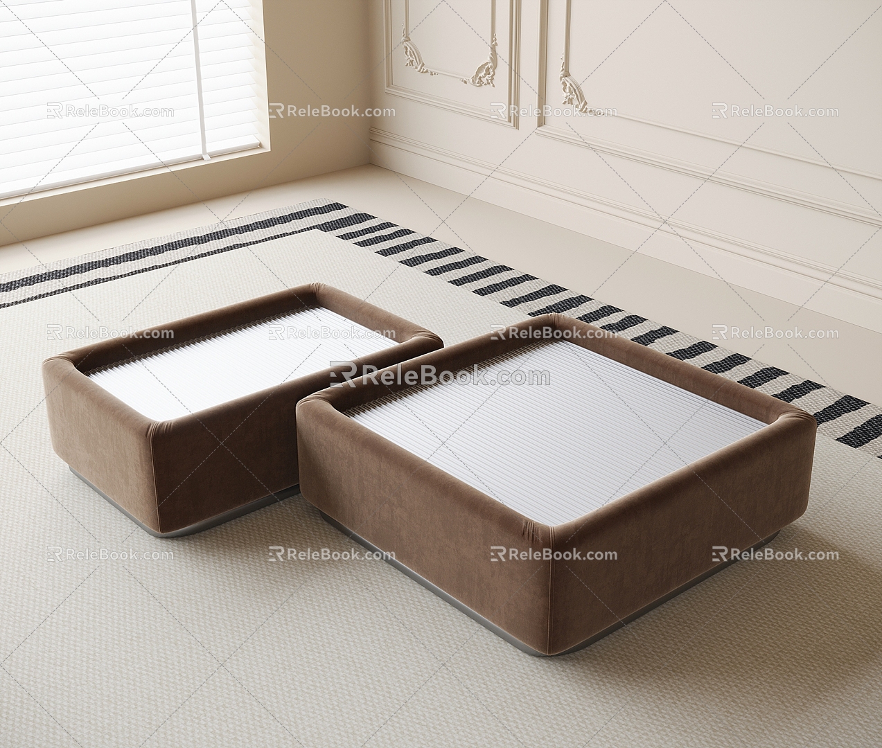 Modern coffee table 3d model