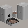 Automatic feeder for cats and dogs Pet feeder Animal tableware 3d model