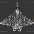 Graceful Black And White Manta Ray Swimming With Large Pectoral Fins In Ocean