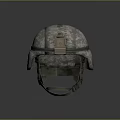 Modern Military Tactical Helmet For Combat Weapon Gear With Camouflage Pattern