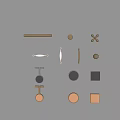 Cabinet Door Handle Cabinet Door Handle Metal Cabinet Door Handle Drawer Handle Metal Handle 3d model