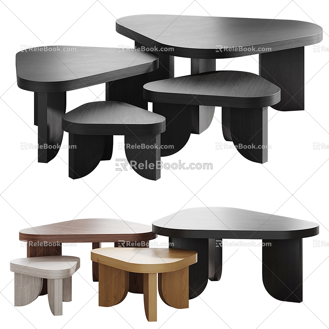 Nordic coffee table 3d model