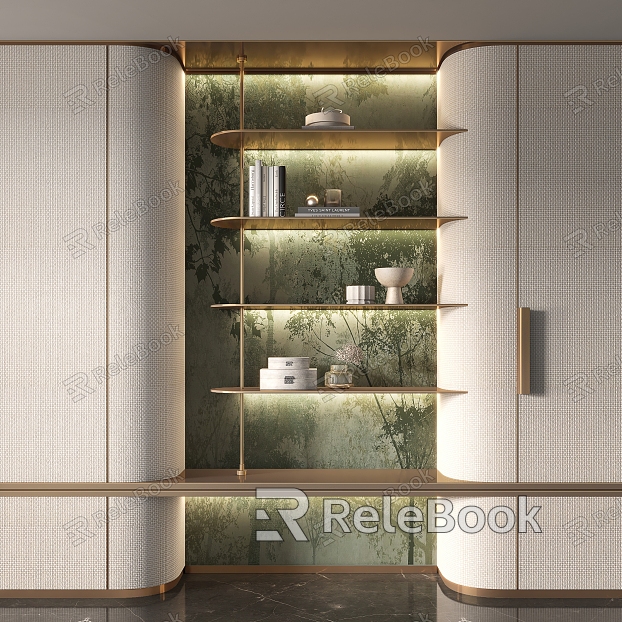 Light Luxury Decorative Cabinet model