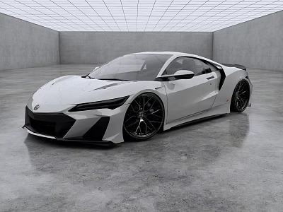 Acura NSX Type S sports car Streetcar JDM 3d model
