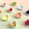 Love Ceramic Fluttershy Food Fruit 3d model