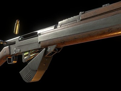 M1917 semi-automatic rifle model