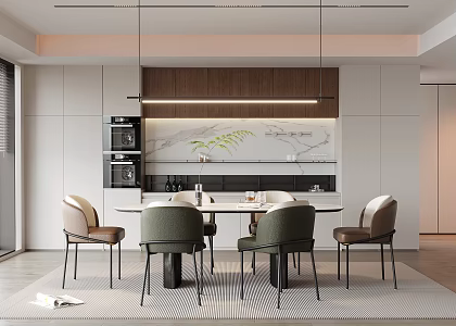 Modern Restaurant 3d model