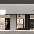 Modern Fashion Clothing Store Interior With Mannequin Display Clothing Racks And Seating Area