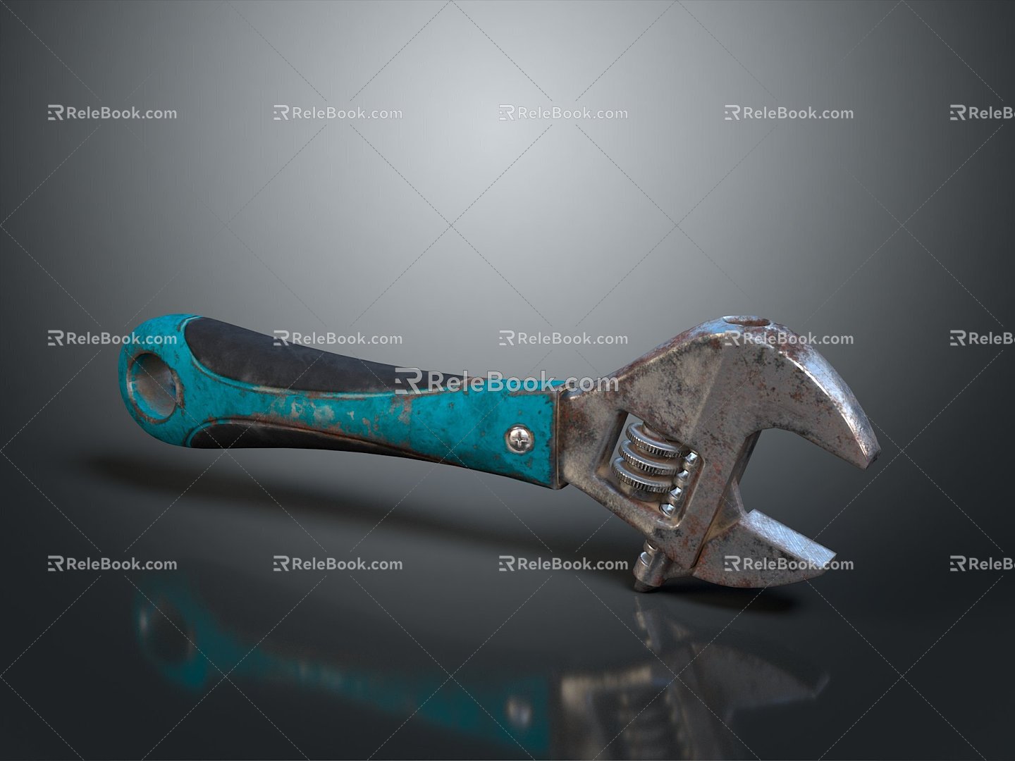 Pipe pliers vise vise bench vise wrench wrench tool hardware tool processing tool furniture model