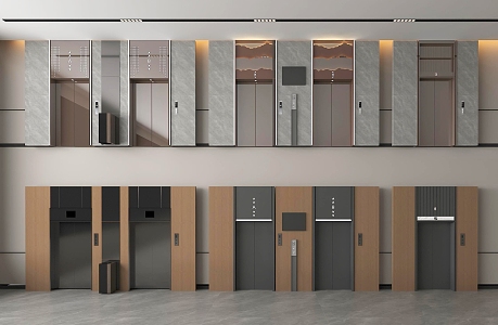 Modern Elevator Lift 3d model