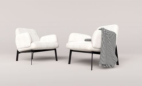 Modern Sofa Chair Leisure Chair 3d model