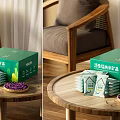Active Probiotics Powder in Green Box with Individual Sachets for Home Use