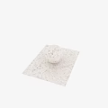 Speckled Stone Construction Components With Textured Column And Sphere Elements