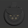 Durable Automotive Component with Open Lid and Internal Metal Contact Points