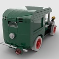 LEGO toy blocks vintage car vintage truck vintage car 3d model