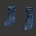 Practical Waterproof Rubber Rain Boots With Strap Design For Daily Use