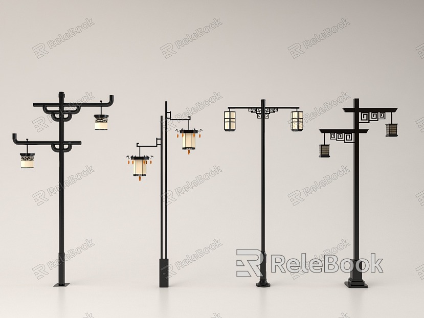 New Chinese Lawn Street Lamp model