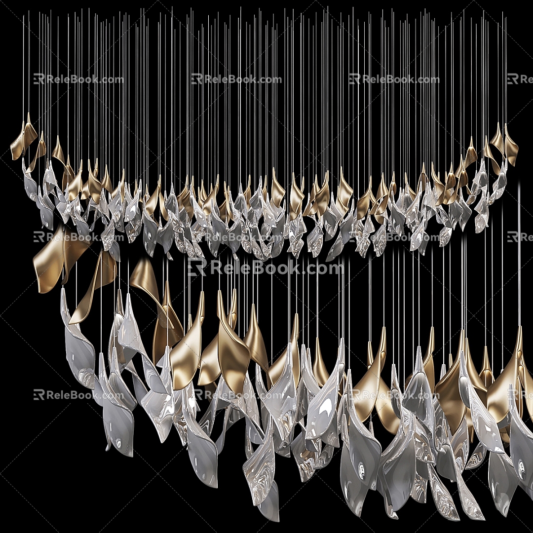 chandelier crystal chandelier glass chandelier decorative chandelier 3d model