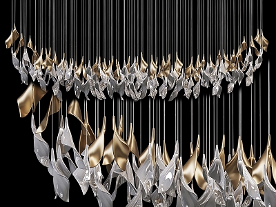 chandelier crystal chandelier glass chandelier decorative chandelier 3d model