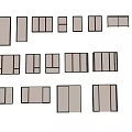 Various Rectangular Wooden Panels For Home Furniture Components And Designs