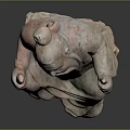 The Wise Man Tiegai Li Eight Immortals Figure Old Man Old Man Ancient Old Man Ancient Wise Warlock Master 3d model