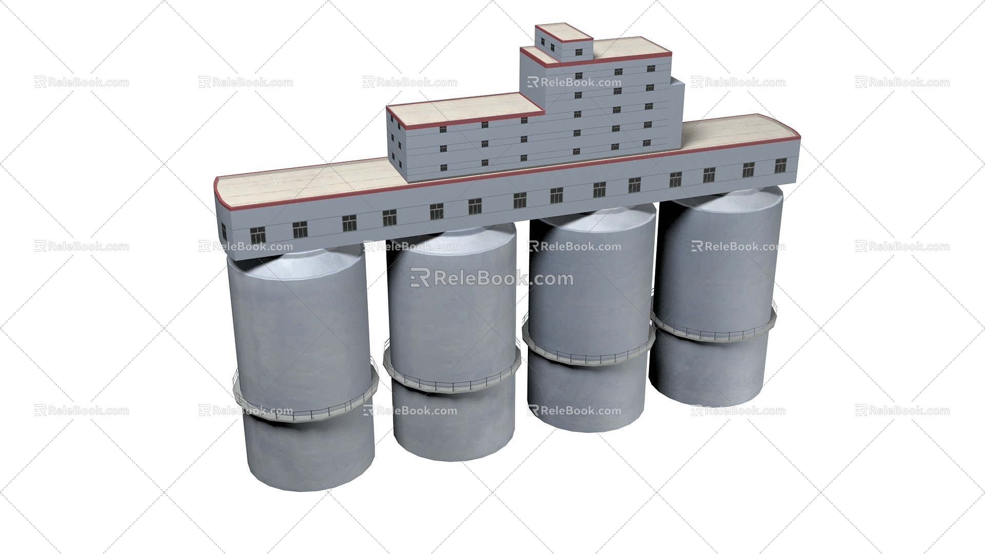 coal bunker 3d model